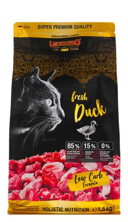 Leonardo Fresh Duck Cat Food – Low Carb Formula – 1.5K