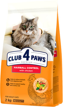 Club 4 Paws Cat Dry Food For Adult with Hairball 2kg