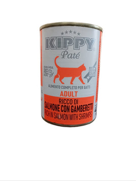 Kippy Pate Adult Cat Wet Food RICH Salmone With SHRIMPS 400 g