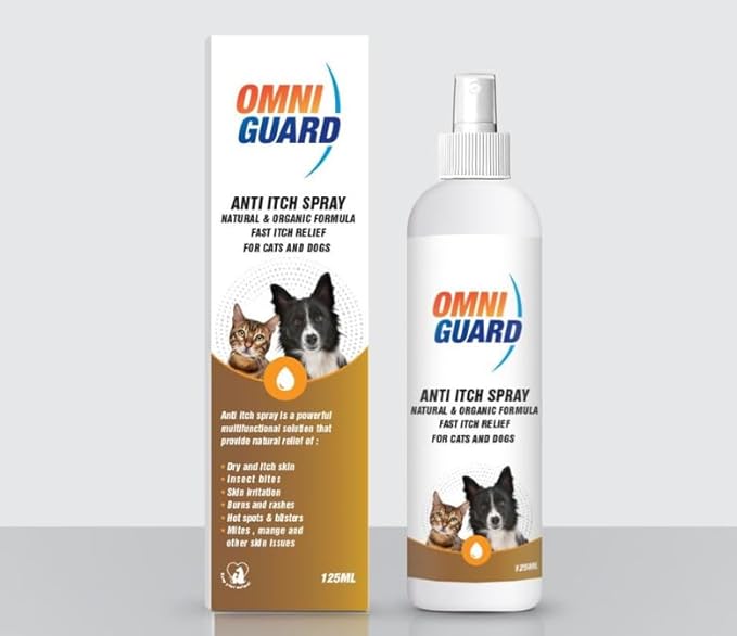Omni Guard Anti-Itch Spray for Dogs &amp; Cats – 125ml