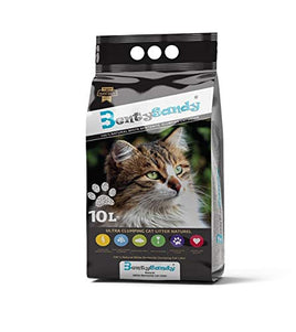 Benty Sandy Cat Litter COFFEE Clumping 10L