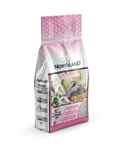 Northland Bentonite Clumping Cat Litter - Baby Powder 5L