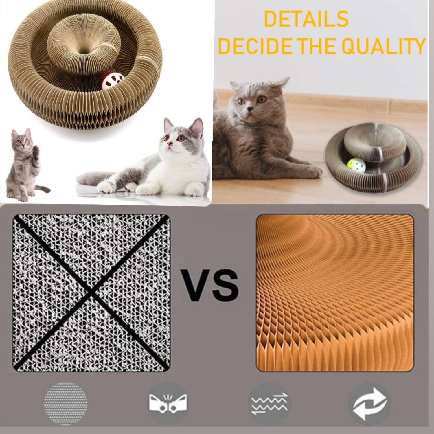 Magic Cat Ball-Cat Toy Scratcher Ball
