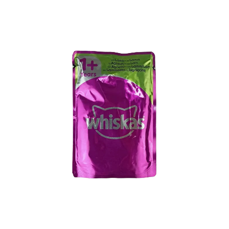 Whiskas Cat Wet Food With Lamb&Duck- Pouch 85gm