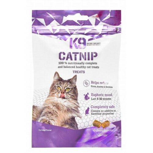 k9 treats catnip -cats 60 gm