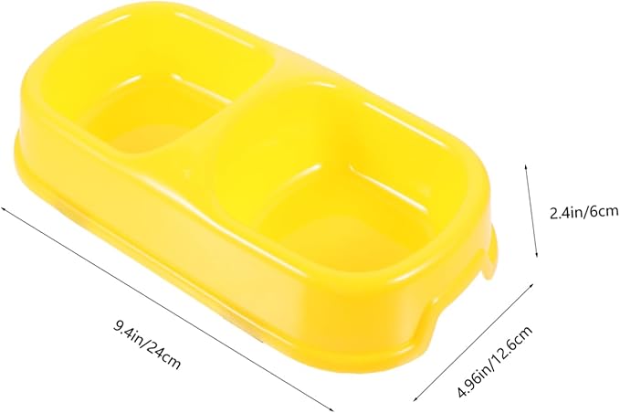 Double Bowl in yellow color