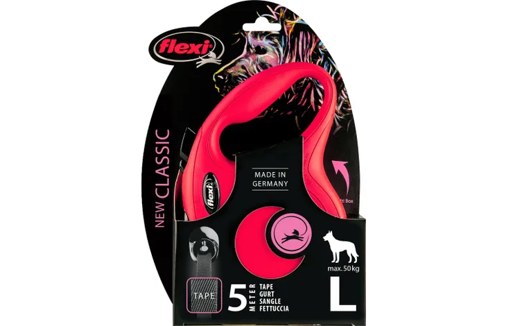 flexi® New Classic L Tape 5 m Red