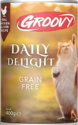 GROOVY DAILY DELIGHT Real chicken&liver 400g