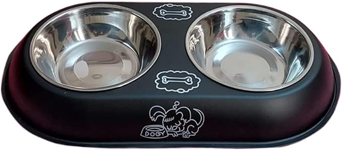 Stainless Steel Pet 2 eye Bowls