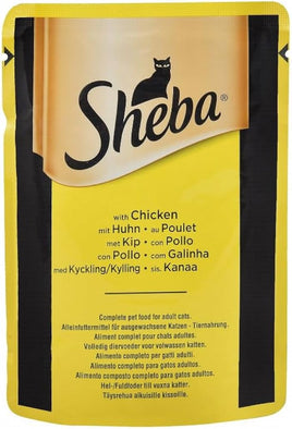 Sheba Cat Wet Food Pouch With Chicken 85g