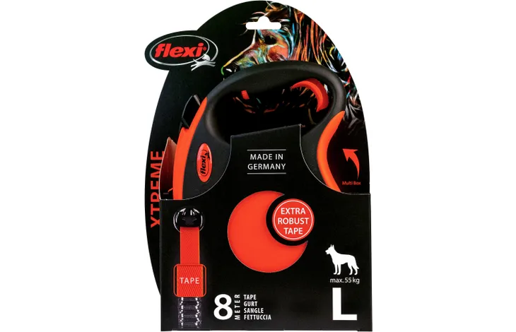 Flexi Xtreme L Tape 8 M Black / Orange
