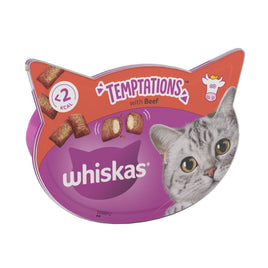 Whiskas Cat treats Temptations With Beef 60g