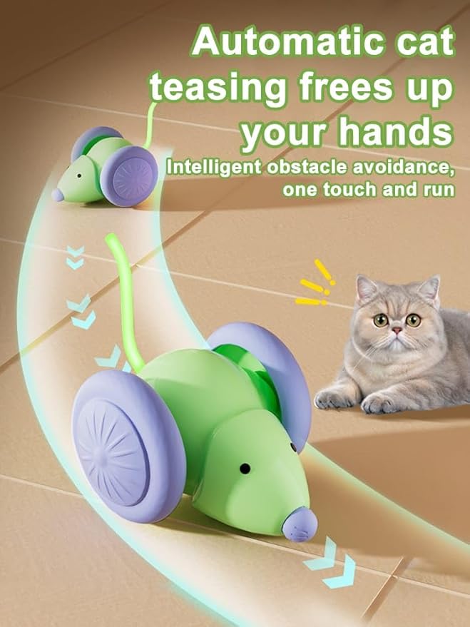 Automatic Moving Mouse Toy with Realistic Motion