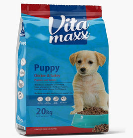 Vita Maxx Dog Dry Food Puppy and Junior Chicken and Turkey 20kg