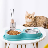 2 in 1 Pet Tableware  Water Feed