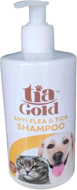 Tia Gold Shampoo for Insects, Ticks & Fleas - 500ml