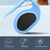 open knot comb pet grooming tool