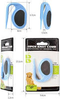 open knot comb pet grooming tool