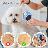 open knot comb pet grooming tool