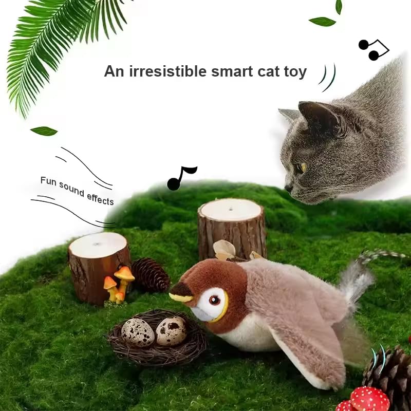 Fly Bird Toy Cat