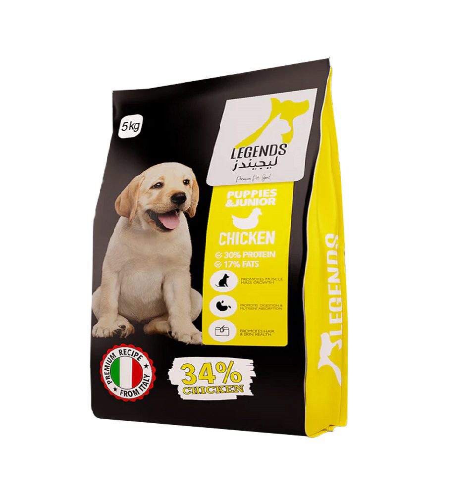 Legends Dog Dry Food Puppy Wholesome with Chicken 2kg