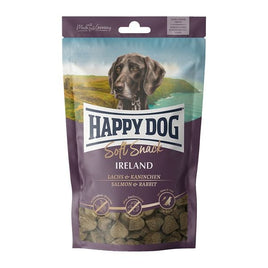 HAPPY DOG Soft Snack Salmon And Rabbit Dog Food - 100g