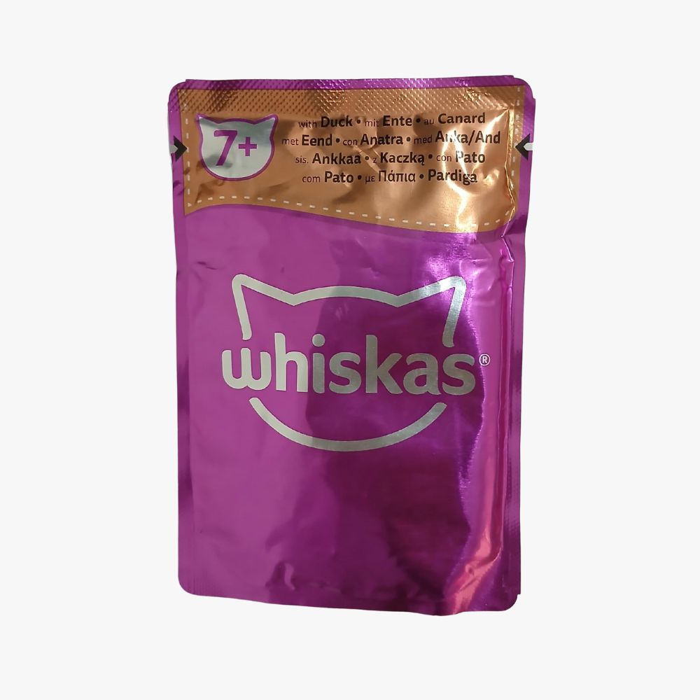 Whiskas Cat Wet Food With Duck- Pouch 85gm