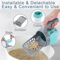 Cat Litter Scoop with Bag Holder  (4 bag free)