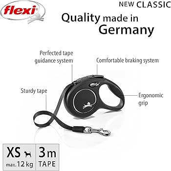 Flexi New Classic XS Cord 3 m Black
