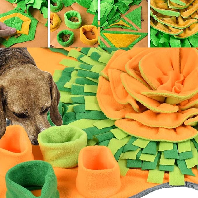 Pet Nose Work Smell Snuffle Mat Funny Foldable Blanket for Dog