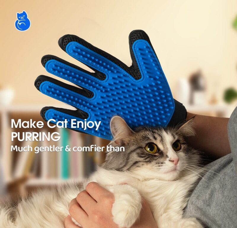 True Touch Pet Grooming Comb Gloves 1pcs