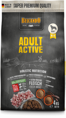 Belcando adult active dry food for dogs 4kg