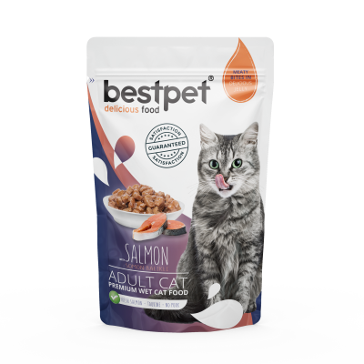 Best Pet Adult Cat Salmon - Pouch 85g