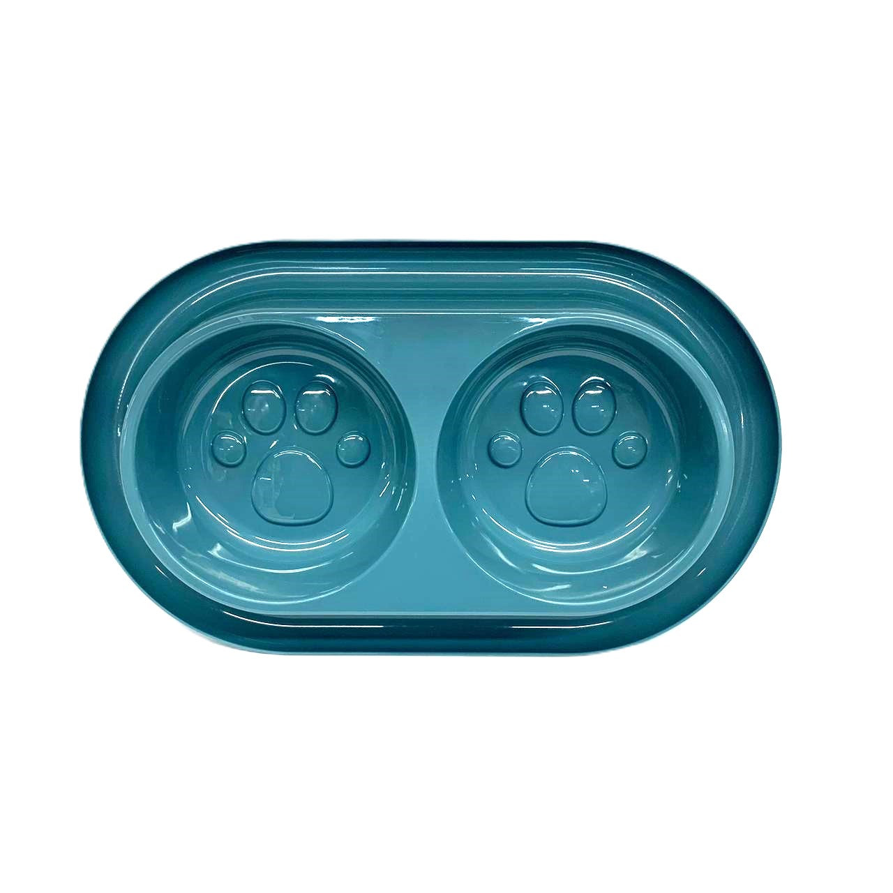 Two-side plastic Bowl paws shape inside