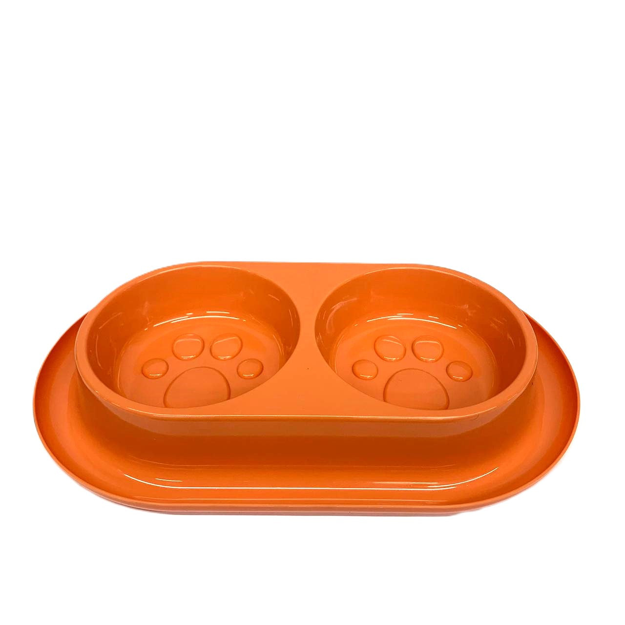 Two-side plastic Bowl paws shape inside