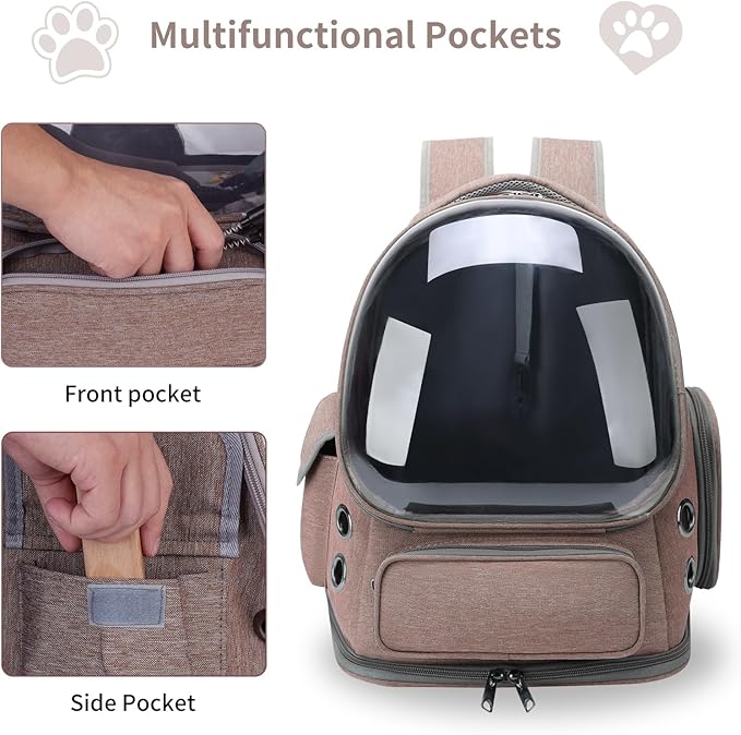 Moorpet Cat Backpack Carrier For Cats and Small Dogs JCK-101