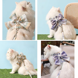 Cat Harness and Leash Set, Cat I-Shaped Backpack