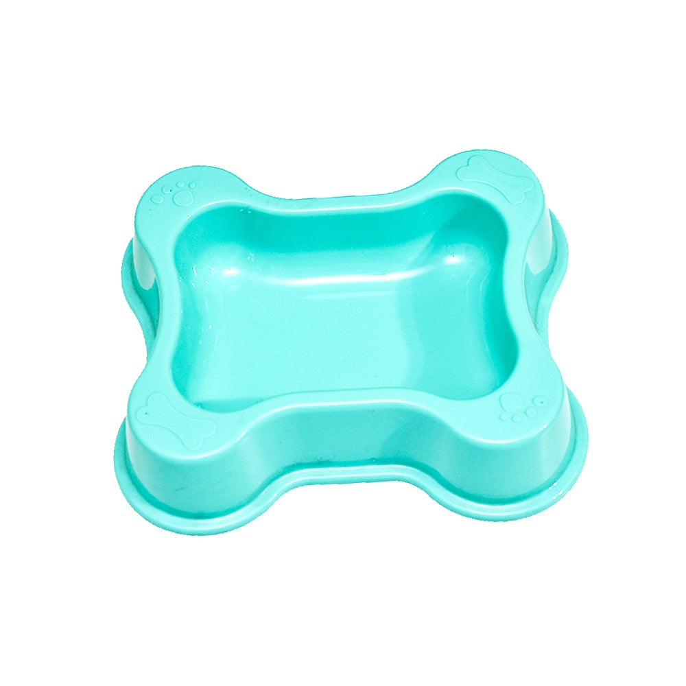 Plastic bone-shaped food Bowl