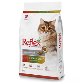 Reflex Cat Dry Food Adult Multi Color Chicken & Rice 2Kg