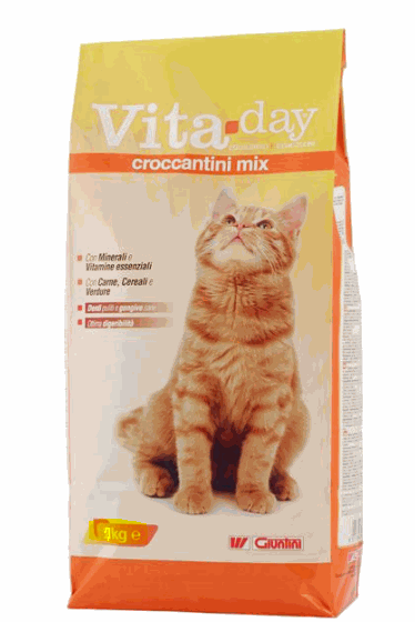 vitaDay Croccantini mix Dry food For Cats 1KG