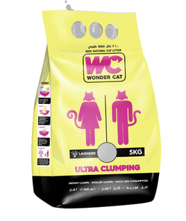 Cat Litter Clumping Wc Ultra Lavender 5 kg