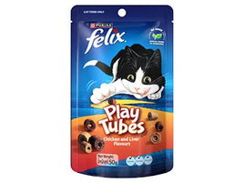 Felix Cat Treats Play Tubes Chicken & Liver 50g