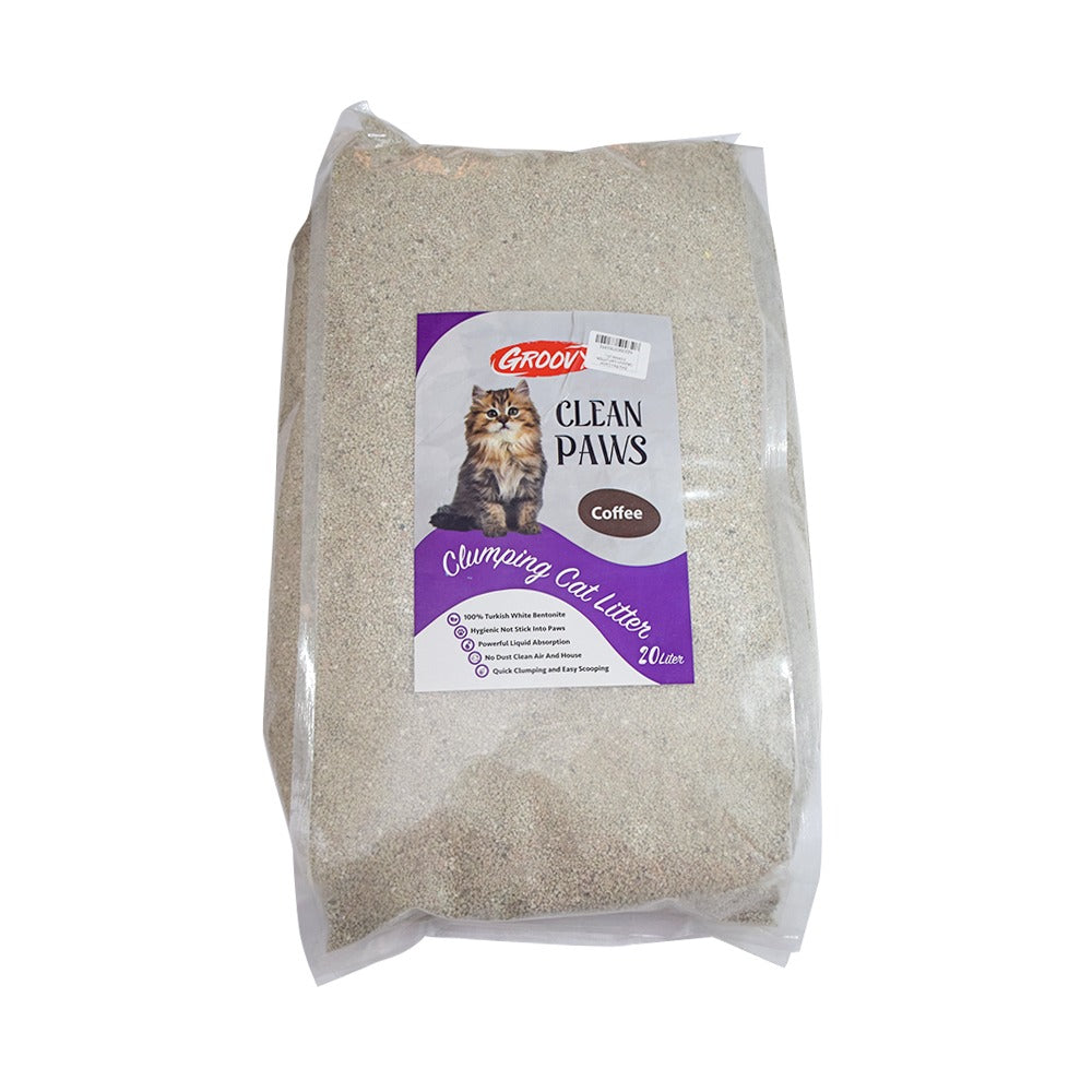 GROOVY CAT LITTER-COFFEE.20.L