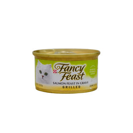 Fancy Feast Cat Wet Food Salmon  In Gravy Grilled - Can 85g