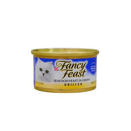 Fancy Feast Cat Wet Food Seafood  In Gravy Grilled - Can 85g