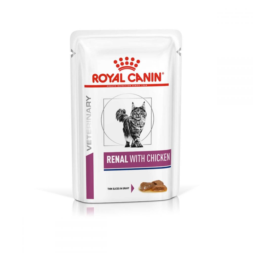 Royal Canin Veterinary Diet Feline Renal with Chicken 85gm