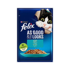 Purina Felix with Tuna in Jelly Wet Food For Adult Cat 85g