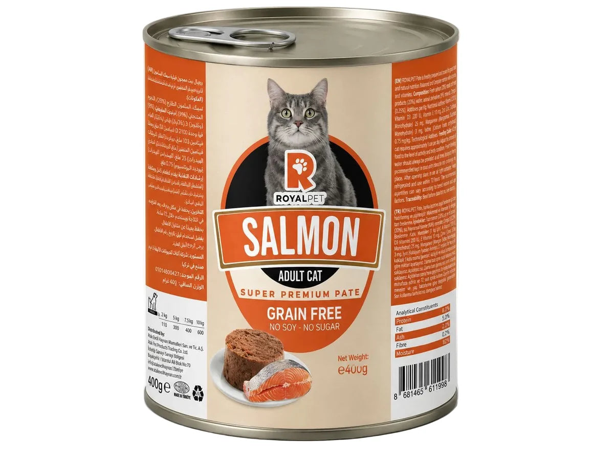 Royal Pet Cat Wet Food Adult Salmon Premium Paté - Can 400g