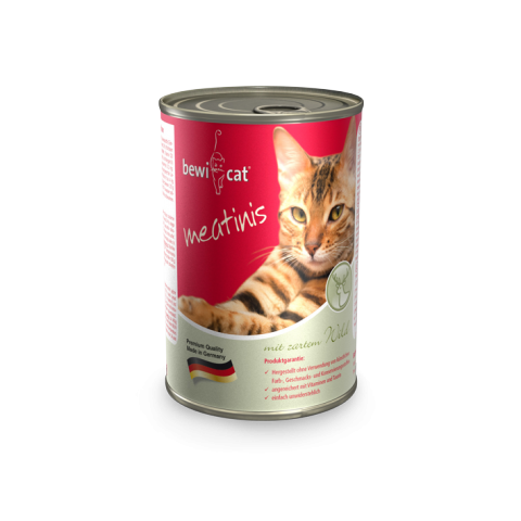Bewi Cat Wet Food Rich In Poultry- Can 400g