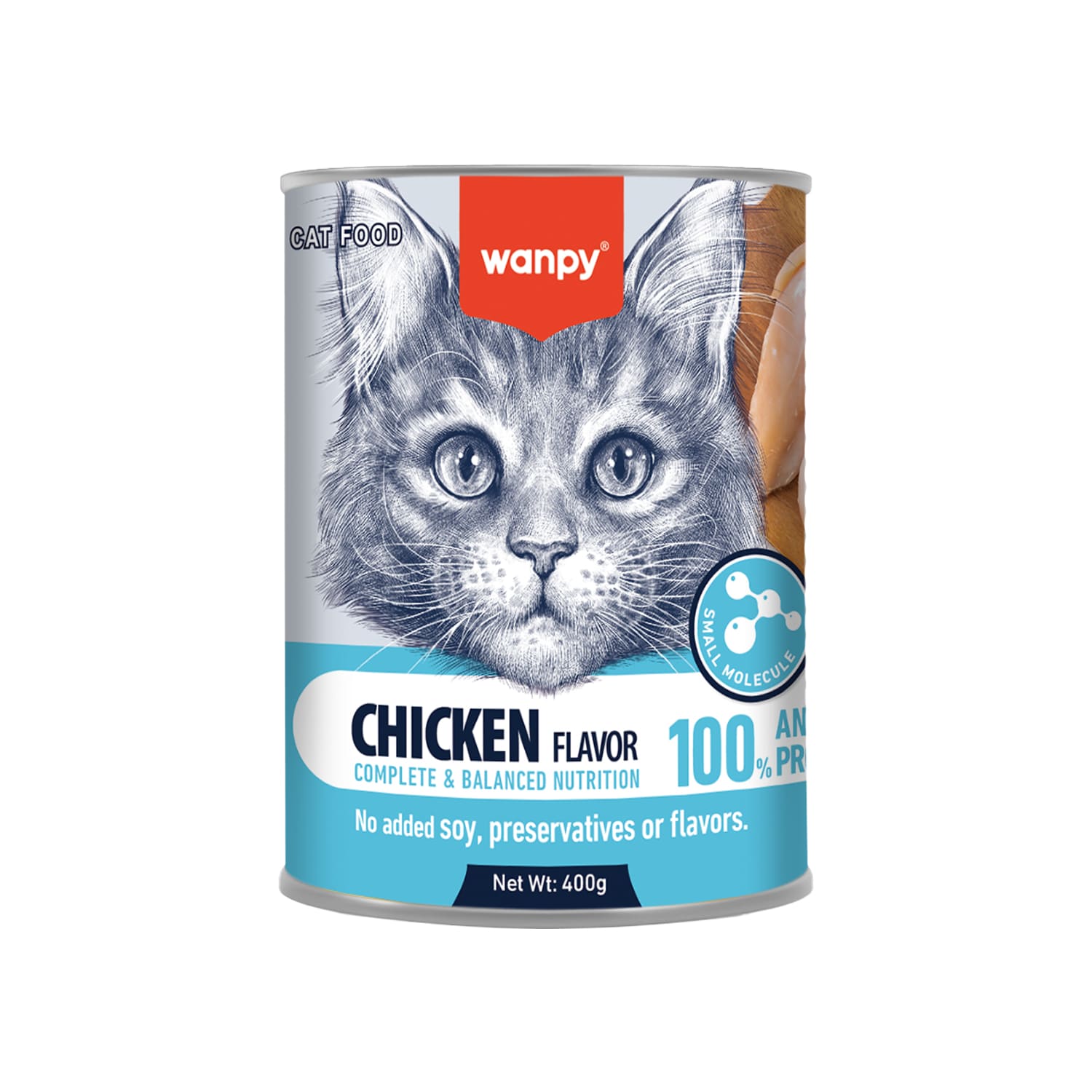 Wanpy Cat Wet Food Chicken Can 375g